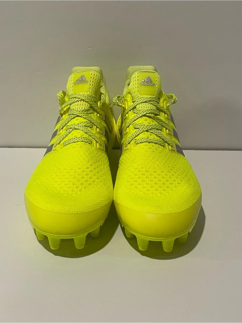 Adidas Ultra Boost Football Cleats 'Solar Yellow (JP7413) Sz: 9 / 11.5 / 13